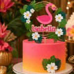 Topo de Bolo - Flamingo