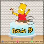 Topo de Bolo - Os Simpsons