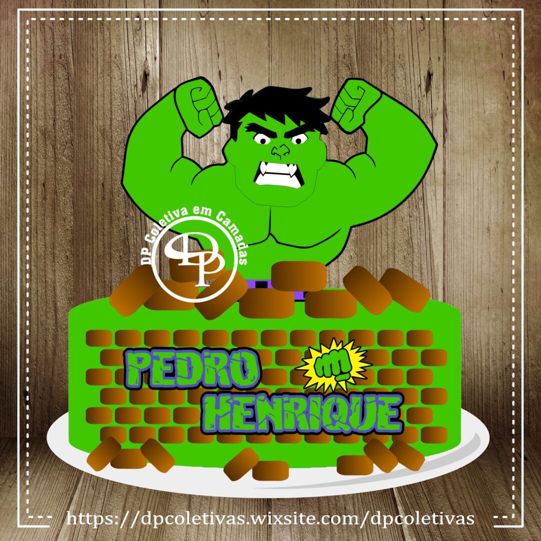 4 - Hulk Topo de Bolo - Hulk - Imagem 1