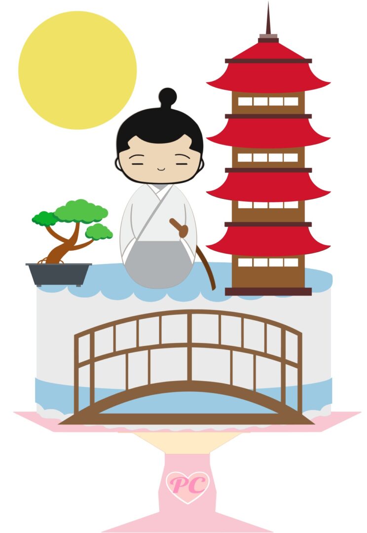 4 - Japão Topo de Bolo - Japonês - Imagem 1
