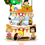 Topo de Bolo - Snoopy