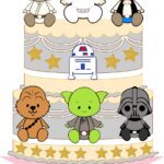 Topo de Bolo - Star Wars