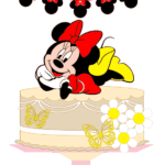 Topo de Bolo - Minnie