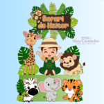 Topo de Bolo - Safari