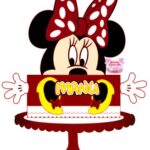 Topo de Bolo - Minnie