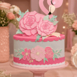 Topo de Bolo - Flamingo