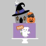 Topo de Bolo - Halloween