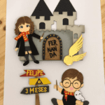 Topo de Bolo - Harry Potter