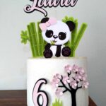 Topo de Bolo - Panda