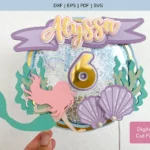 Topo de Bolo - Sereia