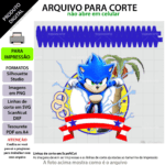 Topo de Bolo - Sonic