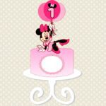 Topo de Bolo - Minnie