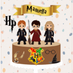 Topo de Bolo - Harry Potter