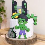 Topo de Bolo - Hulk