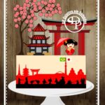 Topo de Bolo - Japonês