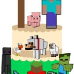 Topo de Bolo - Minecraft