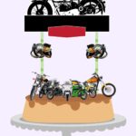 Topo de Bolo - Motoqueiro