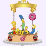 Topo de Bolo - Os Simpsons