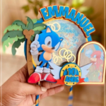 Topo de Bolo - Sonic