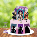 Topo de Bolo - Guerreiras do K-Pop