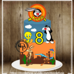 Topo de Bolo - Looney Tunes