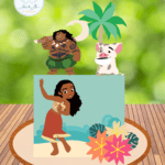 Topo de Bolo - Moana