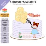 Topo de Bolo - Menina