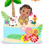 Topo de Bolo - Moana
