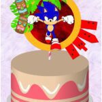 Topo de Bolo - Sonic